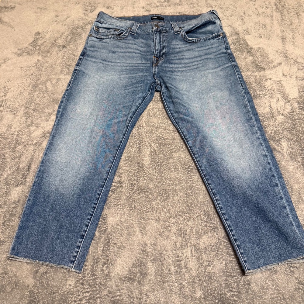True Religion Danny Tapered‎ Mens Jeans Medium Wash Short Size 34